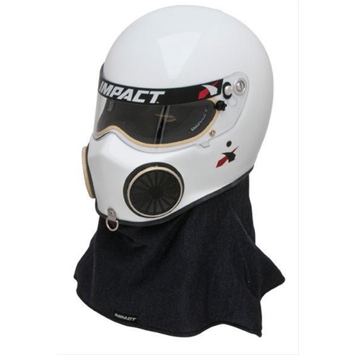 IMPACT Helmet, Helmet, Nitro, Full Face, X-Large, Gray Matter Liner, White, Each