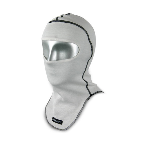 IMPACT Head Sock, White, Nomex, Single Large Eyehole Opening, 1 Layer, SFI 3.3/5 Safety Rating, Each
