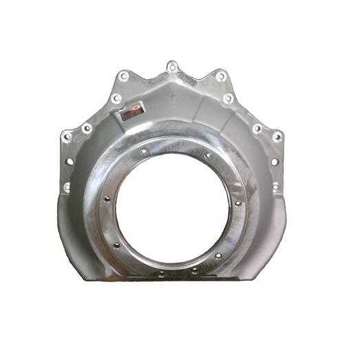 JW Transmissions Bellhousing, Ultra Bell, Aluminum, Natural, SFI 30.1, For Chevrolet, Small Block LS, 700R4, Each