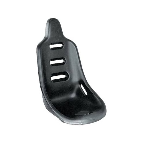 JAZ Seat, Mini Pro Stock, Polyethylene, Black, Highback, 20 Degree Layback, 19 in. Width, Each