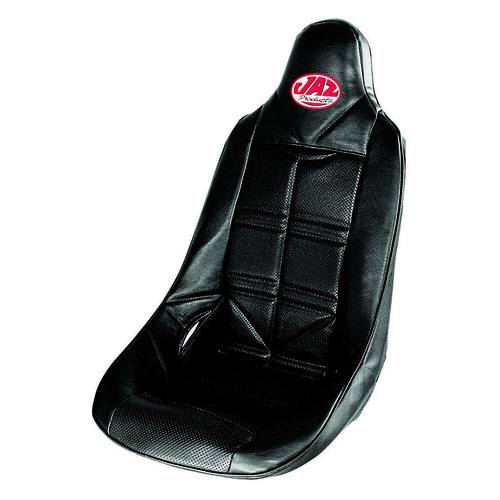 JAZ Seat Cover, Mini Pro Stock, Vinyl, Black, Highback, Each