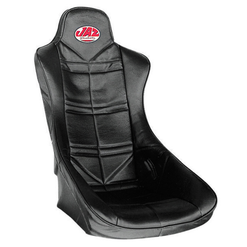 JAZ Seat Cover, Turbo Pro, Vinyl, Black, Highback, Each