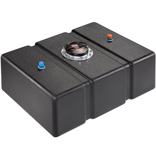 JAZ Fuel Cell, Circle Track, 22 Gal., 25 in. Length, 25 in. Width, 9 in. Depth, Black, Each