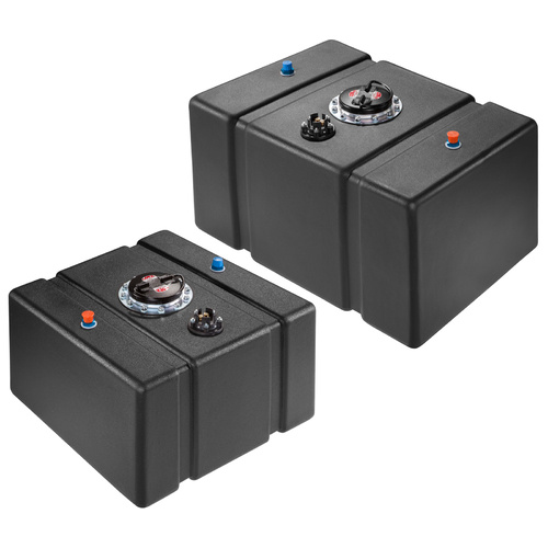 JAZ Fuel Cell, Pro Street, 16 Gal., 18-1/2 in. Length, 18-1/2 in. Width, 12 in. Depth, Black, 0-90 Ohms, Each
