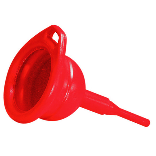 JAZ Funnel, Round, Plastic, Red, 8.0 in. Opening, 16.0 in. Length, Each