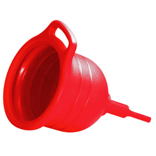 JAZ Funnel, Round, Plastic, Red, 24 in. Length, Each