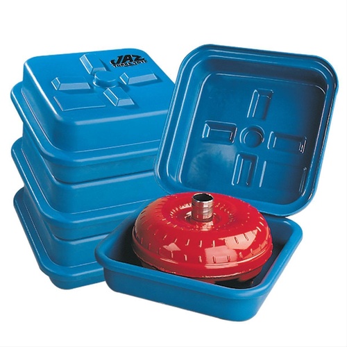 JAZ Torke Tote Plastic Blue Holds GM Torque Converters Each