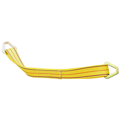 JAZ Axle Strap, Flat D-ring Attachment Type, Yellow, 2.0 in. Width, 2 ft. Length, 3, 333 lbs. Rating, Each