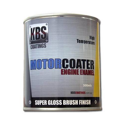 KBS Coatings Engine Paint MotorCoater, 500mL, Aluminium, Each