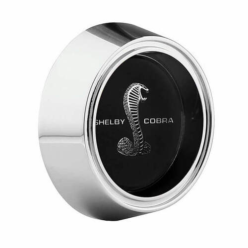 Legendary Wheel Center Cap, Black Cobra, Each