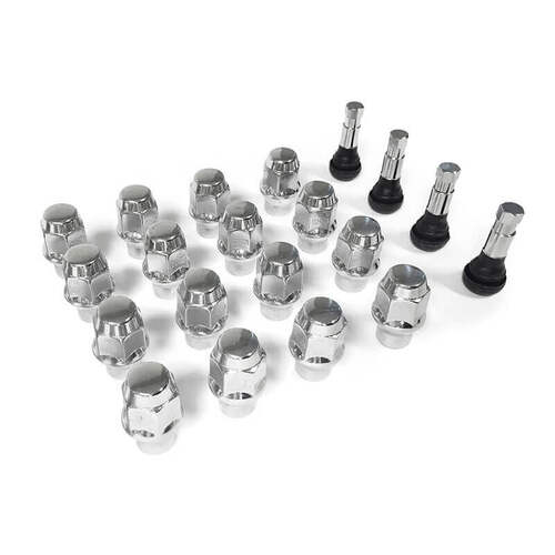 Legendary Wheel Lug Nuts, Chrome, Steel, 3/4 Inch Hex, 1/2-20 Thread, Set of 16