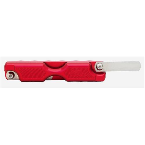 LSM Racing Opposite End Dual Feeler Gauge Handle in Red, Each