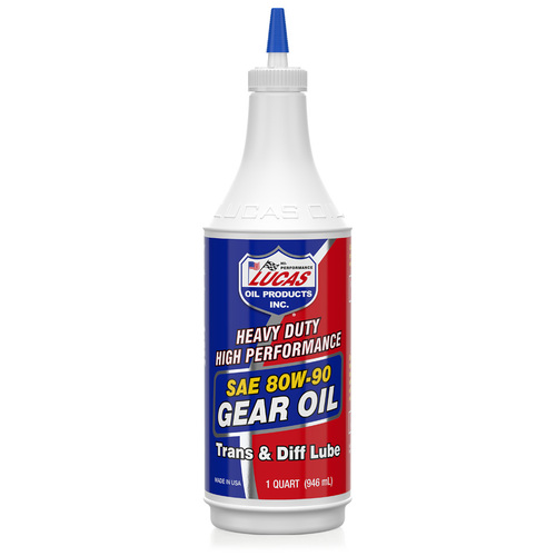 LUCAS SAE 80W-90 Gear Oil, 1 Quart (950 ml), Each