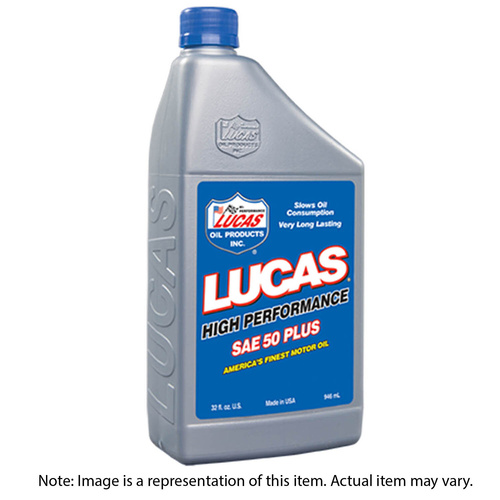LUCAS Motor Oil, Plus Racing Oil, 50W, 946ML