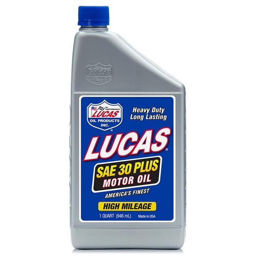 LUCAS SAE 30 API SM Motor Oil, 1 Quart (950 ml), Each