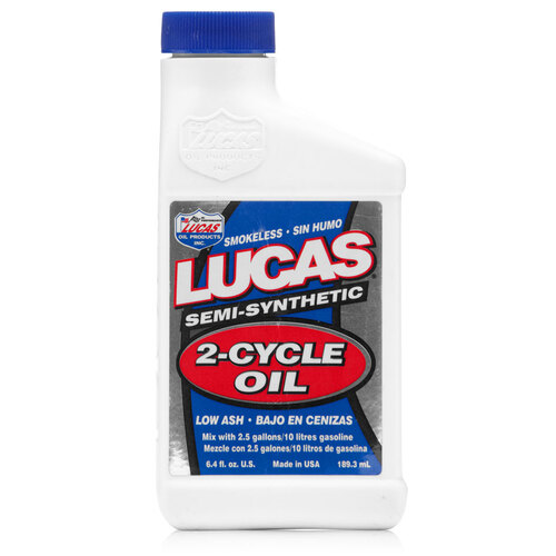 LUCAS Semi-Synthetic 2-Cycle Oil, 6.4 Ounce (190 ml), Each