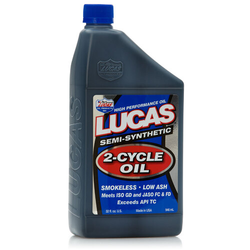 LUCAS Semi-Synthetic 2-Cycle Oil, 1 Quart (950 ml), Each