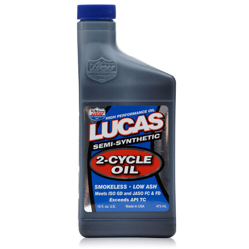 LUCAS Semi-Synthetic 2-Cycle Oil, 16 Ounce (480 ml), Each