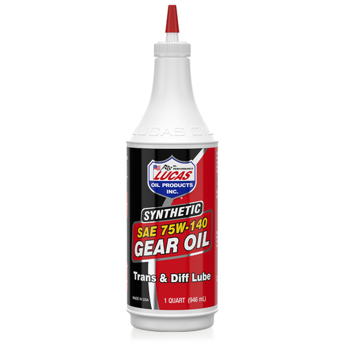 LUCAS Synthetic SAE 75W-140 Trans & Diff Lube, 1 Quart (950 ml), Each