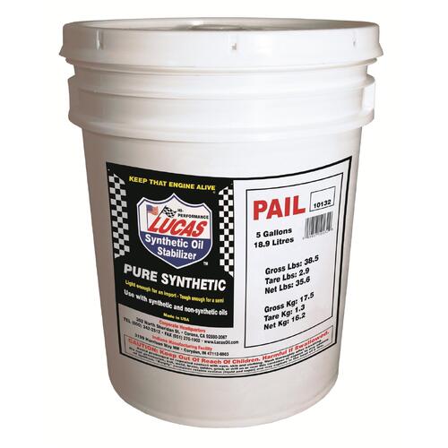 LUCAS Synthetic Heavy Duty Oil Stabilizer, 5 Gallon (18.93 litre) Pail, Each