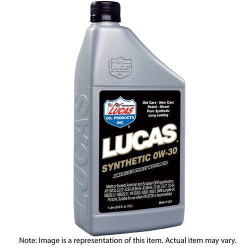 LUCAS Synthetic SAE 5W-40 European Motor Oil, 5 Litre (5 litre), Each
