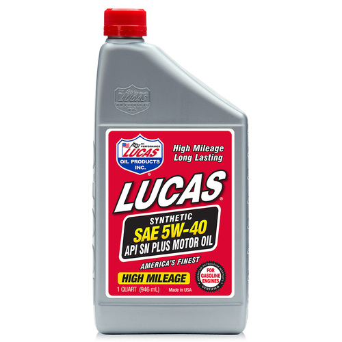 LUCAS Synthetic SAE 5W-40 API SN Plus Motor Oil, 55 Gallon (208.2 litre) Drum, Each