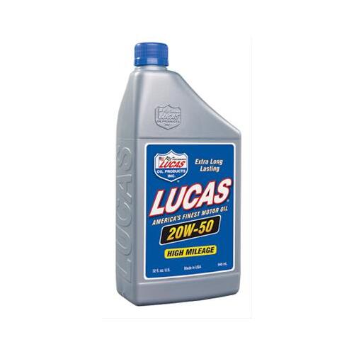 LUCAS SAE 20W-50 Plus API SN Plus Motor Oil, 1 Quart (950 ml), Each