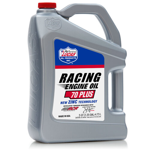 LUCAS 70 Plus Racing Motor Oil, 5 Gallon (18.93 litre) Pail, Each