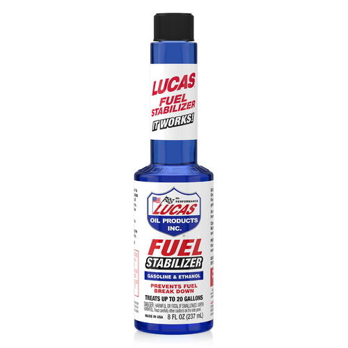 LUCAS Fuel Stabilizer, 8 Ounce (240 ml), Each