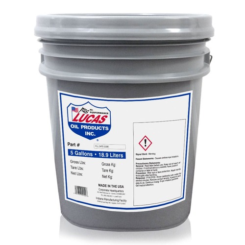 LUCAS SAE 10W-30 API SN Plus Motor Oil, 5 Gallon (18.93 litre) Pail, Each