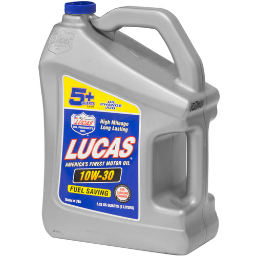 LUCAS SAE 10W-30 Plus Motor Oil, 5 Litre (5 litre), Each