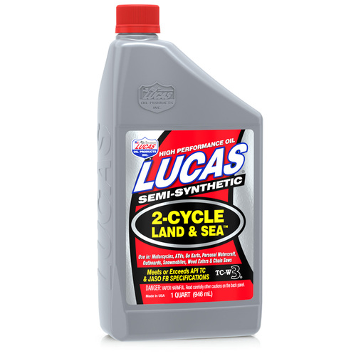 LUCAS Land & Sea 2-Cycle Oil, 1 Quart (950 ml), Each