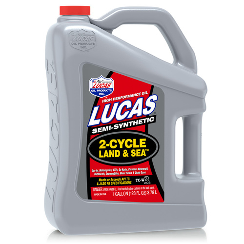 LUCAS Land & Sea 2-Cycle Oil, 1 Gallon (3.79 litre), Each