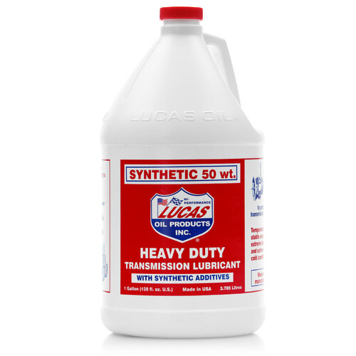 LUCAS Synthetic 50 wt. Trans Lubricant, 1 Gallon (3.79 litre) Tote, Each