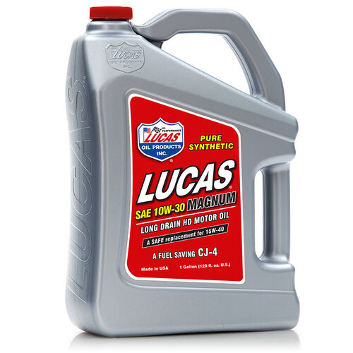 LUCAS Synthetic SAE 10W-30 CJ-4, 55 Gallon (208.2 litre) Drum, Each