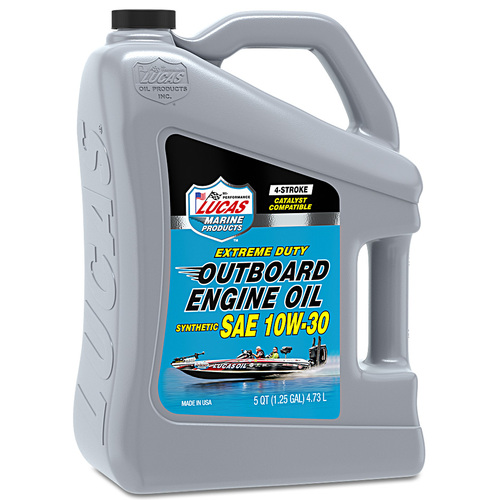 LUCAS Synthetic SAE 10W-30 Outboard Engine Oil FC-W, 55 Gallon (208.2 litre) Drum, Each