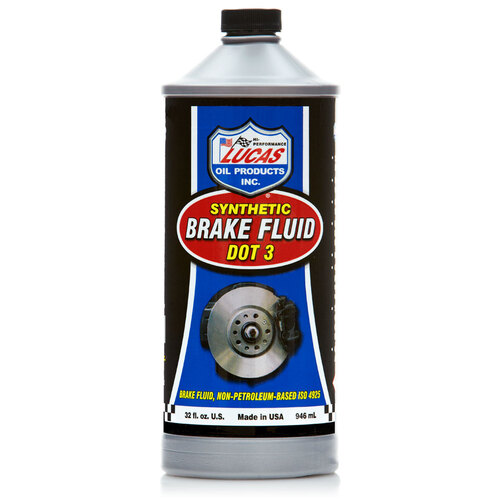 LUCAS DOT 3 Synthetic Brake Fluid, 1 Quart (950 ml), Each