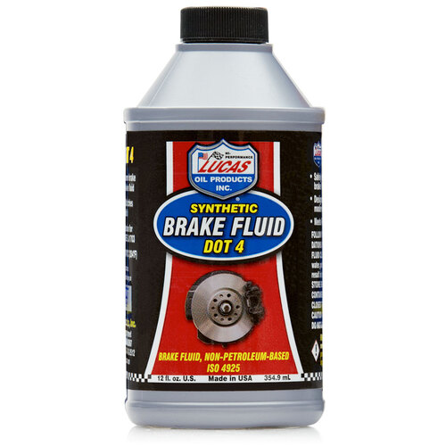 LUCAS DOT 4 Synthetic Brake Fluid, 12 Ounce (360 ml), Each