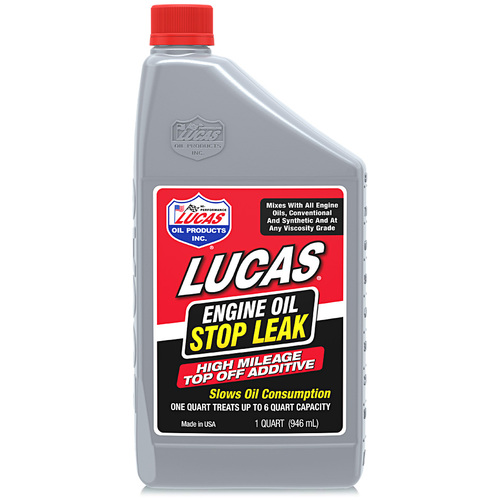 LUCAS Engine Oil Stop Leak Top Off Additive, 1 Quart (950 ml), Each
