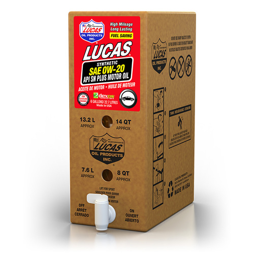 LUCAS Synthetic SAE 5W-40 CK-4 Truck Oil, 1 Gallon (3.79 litre) Tote, Each