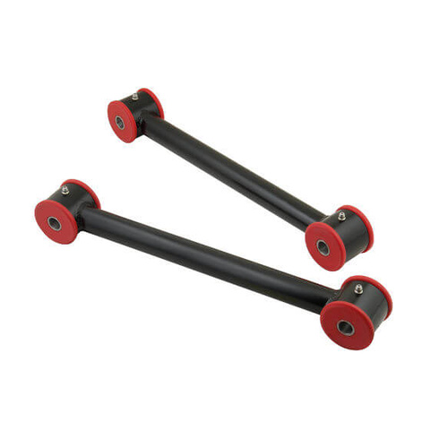 Lakewood Toe Link, Fixed, Steel, Black Powdercoated, Polyurethane Bushings, For Chevrolet, Pair