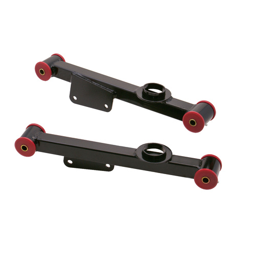 Lakewood Control Arms, Boxed, Rear, Lower, Steel, Black Powdercoated, For Ford, Pair