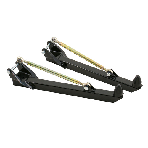 Lakewood Traction Bars, Action Lift Bars, Steel, Black, GM, A-Body, Kit