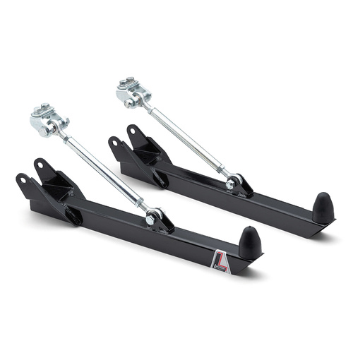 Lakewood Traction Bars, Action Lift Bars, Steel, Black, GM, A/G-Body, Kit
