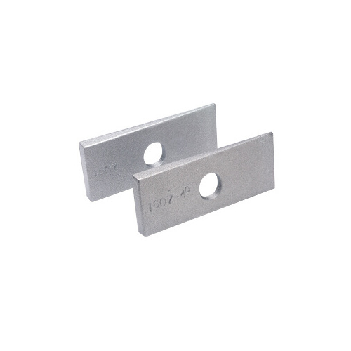 Lakewood Axle Shims, Aluminium, 4 Degree, 2 in. Wide, Pair