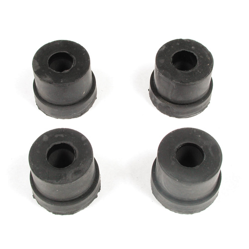 Lakewood Ladder Bar Bushings, Replacement, Rubber, Black, Set of 4