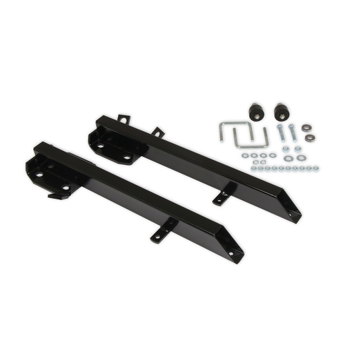 Lakewood Traction Bars, Action Lift Bars, Steel, Black, 3 in. Diameter, Axle Tube, For Ford, Kit