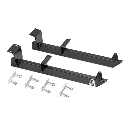 Lakewood Traction Bars, Universal, 30 in. Length, Steel, Black, Pair