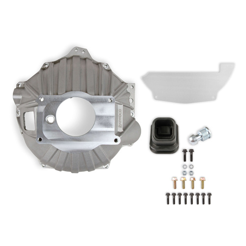 Lakewood Bellhousing, Aluminium, Natural, 4.684 in. Bore, 6.450 in. Depth, For Chevrolet, LS, Kit