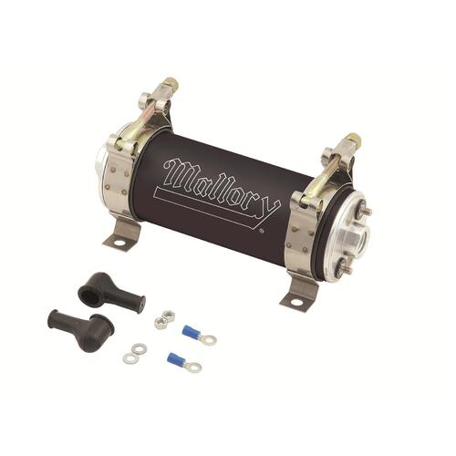 Mallory Fuel Pump, Electric, High-Pressure, External, Inline, Gasoline, Universal, Each